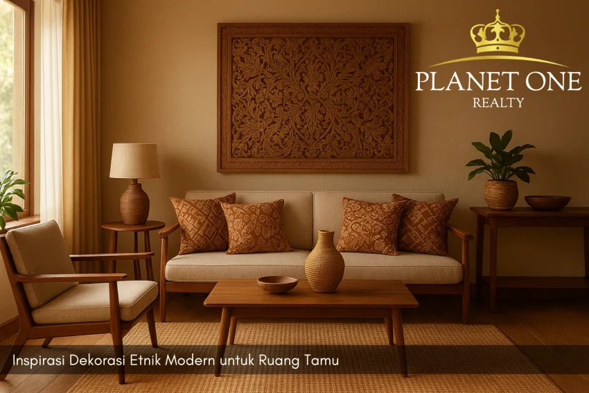 Inspirasi Dekorasi Etnik Modern untuk Ruang Tamu