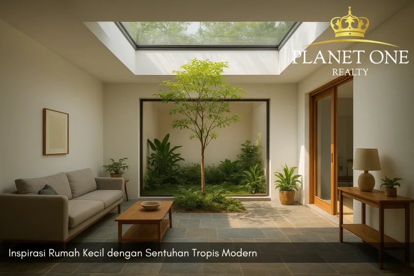 Inspirasi Rumah Kecil dengan Sentuhan Tropis Modern